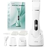 Rasierer Damen Intimbereich All-In-One Wasserdicht - Intimrasierer für Frauen (Gesicht, Arme &...