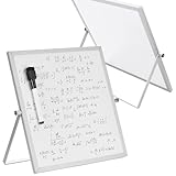 Office World Range Magnethaftende Tafel mit Eisenrahmen und Ständer - White Double Sided Tafel...