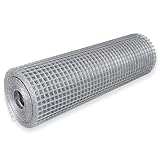 SXEVZOO 304 Edelstahl Drahtgitter, 1/2' Inch (12mm) Geschweißter Drahtzaun Für Heimwerker, Tier-...