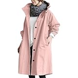 callmo Softshelljacke Damen Regenjacke Wasserdicht Atmungsaktiv mit Kapuze Regenparka Winddicht...