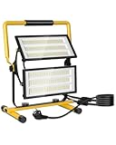 Bellanny LED Baustrahler 200W 20000LM Arbeitsscheinwerfer Arbeitsleuchte mit Stecker, 6500K...
