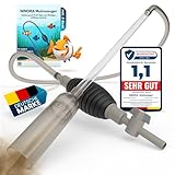 NINORA® Mulmsauger Aquarium – Kiesreiniger, Bodenreiniger & Wasserwechsel mit Pumpe und...