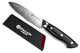 Stallion Professional Messer Officemesser 12,5 cm - Klinge aus deutschem 1.4116 Messerstahl und...
