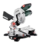 Metabo Kapp- und Gehrungssäge KS 216 M – 610216000 – Mit Precision Cut Line, 216 mm Sägeblatt...