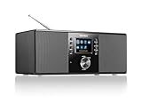 Karcher DAB 7000i - Stereo Internetradio (DAB+ / UKW, WLAN und Bluetooth, Farbdisplay, USB, AUX-In,...