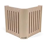 LaJa26 Sauna Eck-Lampenschirm V-B - FSC Espenholz - Stimmungsvolles Saunalicht - Geeignet für...