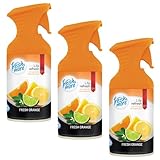 3x Fresh & More Raumspray Lufterfrischer Fresh Orange 250ml