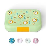 VINSUN Lunchbox für Kinder mit 4 Fächern - Auslaufsicher, BPA frei, spülmaschinengeeignet -...