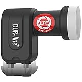 DUR-line +Ultra Twin LNB - 2 Teilnehmer schwarz - mit LTE-Filter [ Test SEHR GUT *] 2-Fach, digital...
