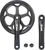 ZUKKA Prowheel Fahrrad Kurbelgarnitur 52T aus 170 mm Aluminiumlegierung Arm für Singlespeed und...
