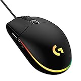 Logitech G203 Gaming-Maus mit anpassbarer LIGHTSYNC RGB-Beleuchtung, 6 programmierbare Tasten,...