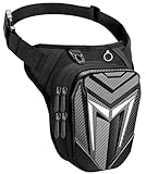 Mohard Beintasche Motorrad, wasserdichte Oberschenkeltasche Gürteltasche, Robuste Eva Motorrad...