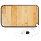 Druuzyl Fußwärmer Heizmatte 30x50 cm Heizteppich für Füße mit einstellbarer Temperatur &...