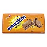 Ovomaltine Crunchy Tafel-Schokolade - Original Schweizer Vollmilch Schokoladen-Tafel mit knusprigen...