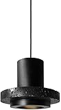 Wmmner V-Intage Industrielle Pendelleuchten Led Schwarzes Loch Stein Decke Hängelampe E27...