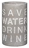 Räder Vino Beton Weinkühler Save Water Drink Wine