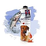 NordicVital Premium Lachsöl Hunde & Katzen 1000ml Weißblechdose – 100% Natürliches...