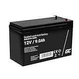 Green Cell AGM 12V 9Ah Akku VRLA Blei-Batterie Bleiakku Ersatzakku Gelakku Akkubatterie Zyklenfest...