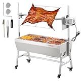 VEVOR Lammgrill, Spanferkelgrill, Spießbratengrill, 61 kg BBQ-Holzkohle-Spießgrill für ganzes...