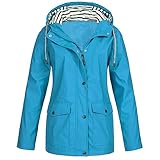 Regenjacke Damen Wasserdicht Atmungsaktiv Softshelljacke Leichte Trenchcoat Wandern Regenjacken...