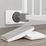 Hoffenbach 4X Wandschutz Pads für Treppengitter & Türschutzgitter – Rechteckige Schutzpads für...