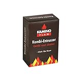 KaminoFlam Rußentferner zur Reinigung von Ölofen & Kohleofen - Kombi Entrußer für den Ofen -...