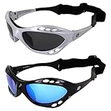 Birdz Seahawk Polarisierte Sonnenbrille, schwimmend, Jet, Skibrille, Sport, Kite-Boarding, Surfen,...