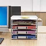 PUNCIA 5 Tier Office Paper Organizer für Schreibtisch Desktop-Aktenhalter Schreibtischbriefkasten &...