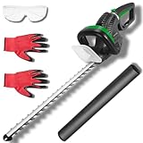 Avenido AV 6813 Elektro Heckenschere 620W - Elektrische Heckenschere mit Kabel - 61cm Schwert...