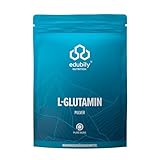edubily nutrition® L-Glutamin Pulver 500 g • Vegane Aminosäure aus Fermentation • Ohne Aroma...