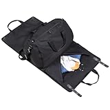 Univivi Reisetasche Anzugtasche, Kleidersack Tasche Garment Duffle Bag Unisex 2-in-1 Hängenden...