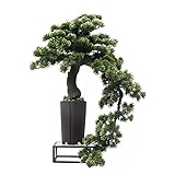 Künstlicher Bonsai Künstlicher Bonsai-Baum, 85 cm, große Simulation, Willkommenskiefer,...