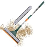 COMFOLIVING Fensterabzieher, Glasreinigungswerkzeug, Gummibürste für Duschtüren, ausziehbarer...