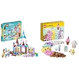 LEGO Disney Princess Kreative Schlösserbox, Spielzeug Schloss Spielset & Classic Pastell...