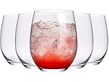 KONZEPT Wassergläser Set 6-teilig – 300 ml Trinkgläser Set, besonders standfest & griffig, ideal...