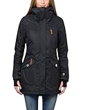 berydale Winterjacke Damen Parka I Warme Übergangsjacke Damen Herbst I Atmungsaktiver, Wind- und...