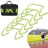 CEEDIR 6er Set Speed/Agility Training Hürden Höhenverstellbar 20/30 cm Trainingshürden Fußball...