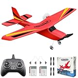 HAWK'S WORK Ferngesteuertes Flugzeug, 2 CH 2,4 GHz RC Flugzeug, RTF Cessna für Kinder und Anfänger...