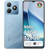 OSCAL Flat 2 Handy Ohne Vertrag, Android 15, 12GB+128GB/2TB TF Handy Günstig, 6.56'' HD+ 90Hz...