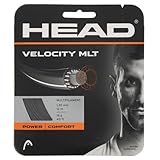 HEAD Velocity Mlt Set Tennis-Saite, Schwarz, 1.30 Mm / 16 g