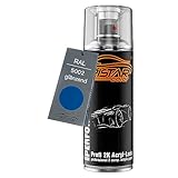 TRISTARcolor RAL 5002 Ultramarinblau glänzend 2K Acryl Spraydose Sprühdose Spritzlack Sprühlack...