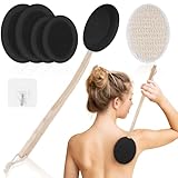 URAQT Eincremehilfe für Rücken,7-teiliges Set Rückeneincremhilfe, mit 4 austauschbaren Pads,...