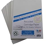 100% Öko-Recycling-Kunstpatronenpapier Tolles Kunstdruckpapier 140GSM Packung Mit 125 Blatt...