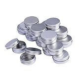 BESTYASH 10 Stück Teiliges Aluminium Reise kosmetikdosen mit Schraubdeckel Luftdichter...
