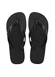 Havaianas Top, Unisex-Erwachsene Durchgängies Plateau Sandalen, Schwarz (black 0090), 45/46 EU