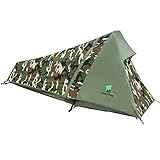 GEERTOP Bivvy Biwaksack Trekkingzelt Campingzelt Zelt Minipack Leicht - 213 x 101 x 91 cm H (1,5kg)...
