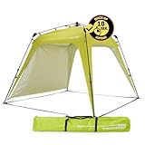 Lumaland Outdoor Pavillon 2,5 x 2,5m | Wasserdicht & UV-Schutz | Gartenzelt inkl. 1x Seitenteil &...