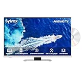 SYLVOX Smart-TV mit Android 11, integriertem DVD-Player, Anti-Marine-Korrosion, 1920 * 1080 FHD,...