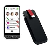 swissvoice G55, Smartphone 4G für Senioren mit einer Schutzhülle, mit angepassten Funktionen und...