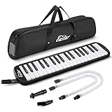 Eastar Melodica 37 Key Klavierstil Melodica Instrument für Kinder und Anfänger mit Mundstücken,...